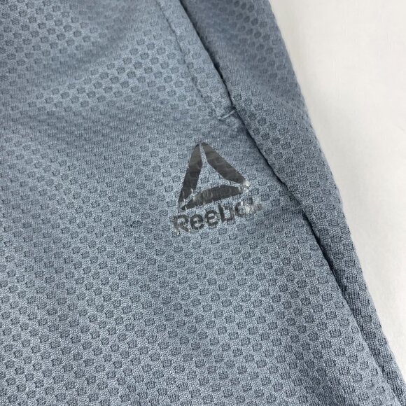 Reebok Athletic Shorts Mens Small Gray Elastic Waist - Picture 2 of 9